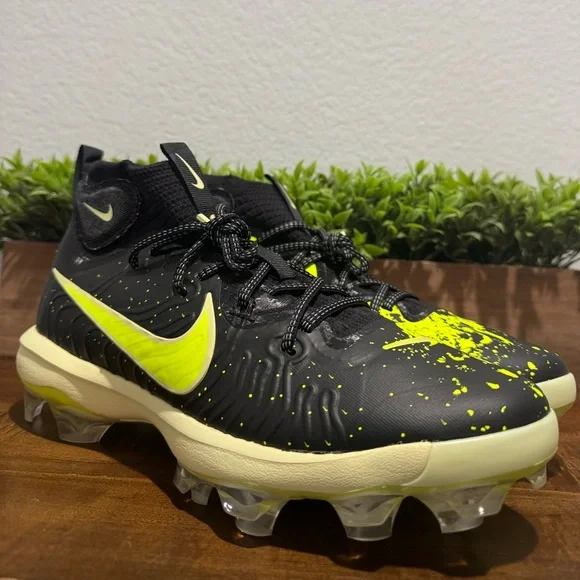 Nike Alpha Huarache NXT MCS “All Star” Black/Lime/Volt Baseball Cleats
